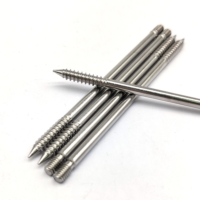 不锈钢双头牙螺杆连接...